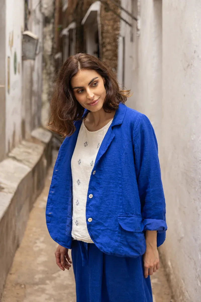 Meg by Design Baridi Jacket - Linen - Stay Wild Collective  Jacket