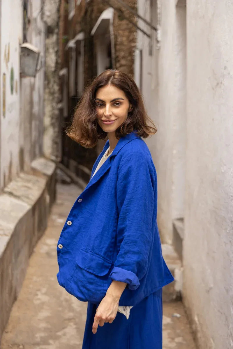 Meg by Design Baridi Jacket - Linen - Stay Wild Collective  Jacket