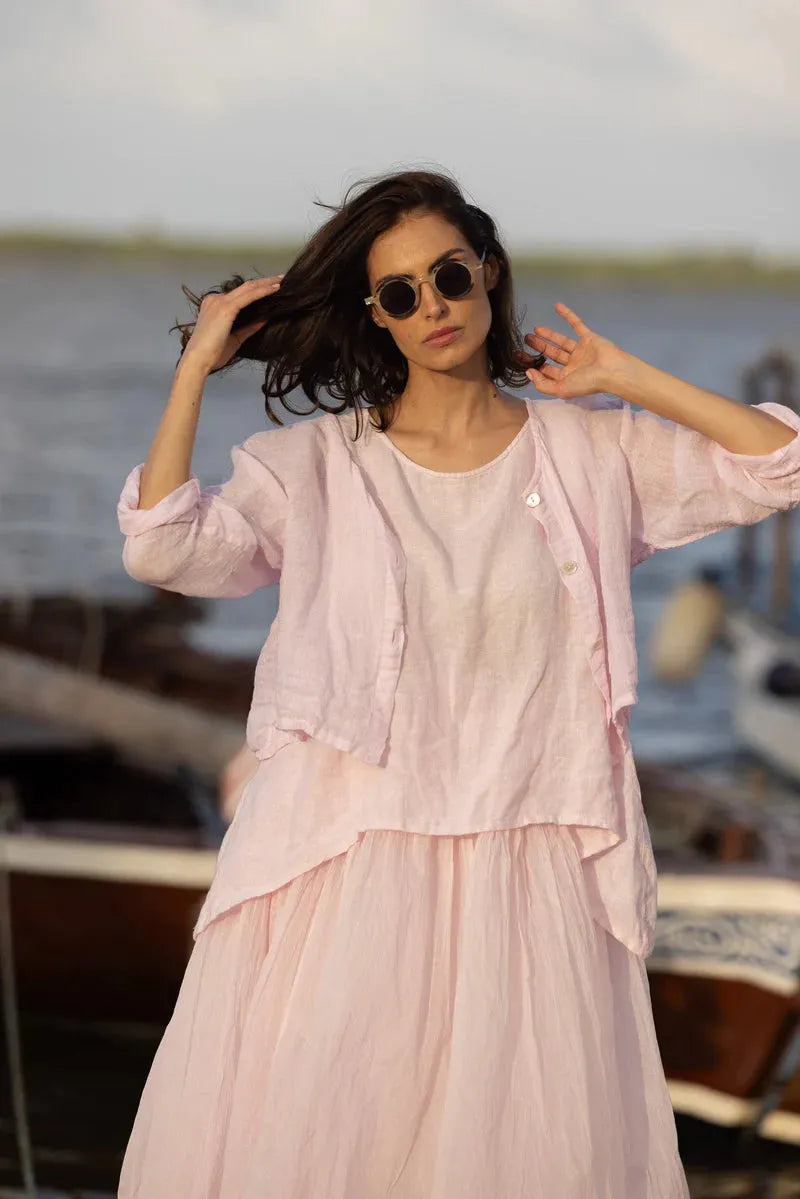 Meg by Design Doto Jacket - Gauze Linen - Stay Wild Collective  Shirts & Tops