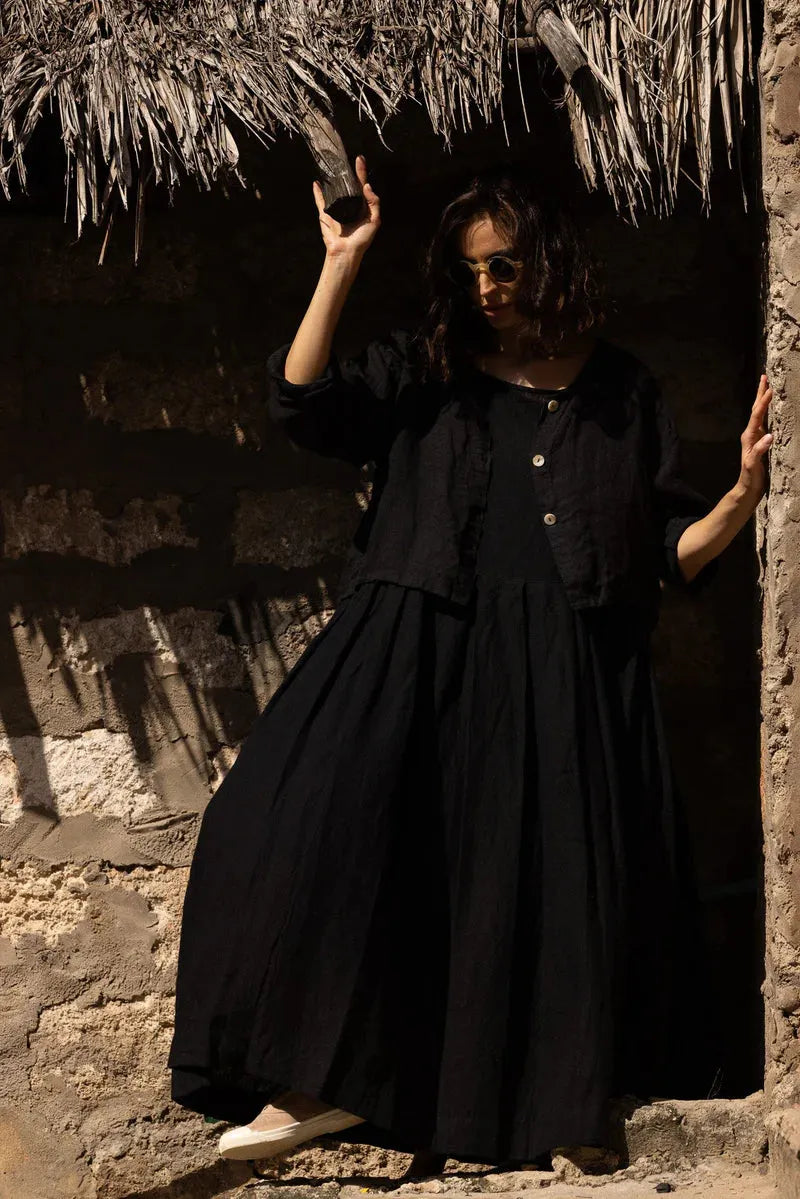 Meg by Design Doto Jacket - Gauze Linen - Stay Wild Collective  Shirts & Tops
