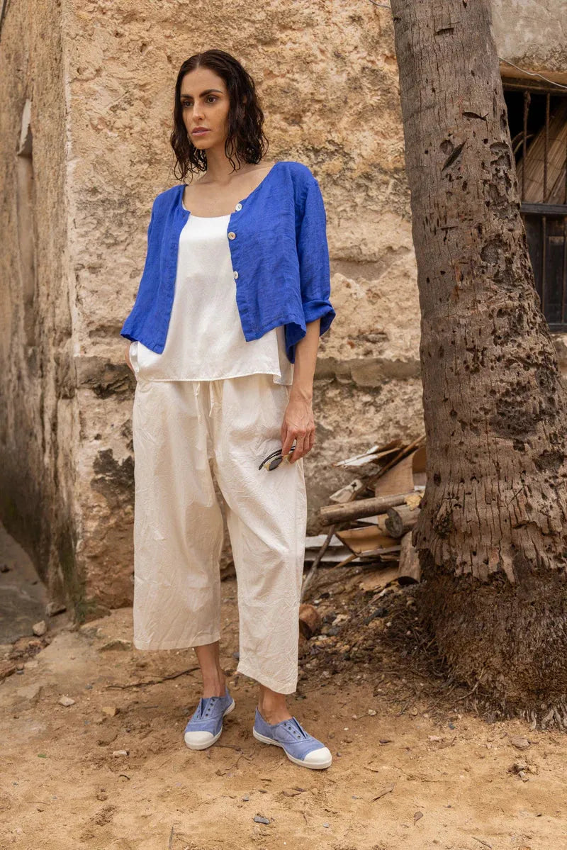 Meg by Design Doto Jacket - Gauze Linen - Stay Wild Collective  Shirts & Tops