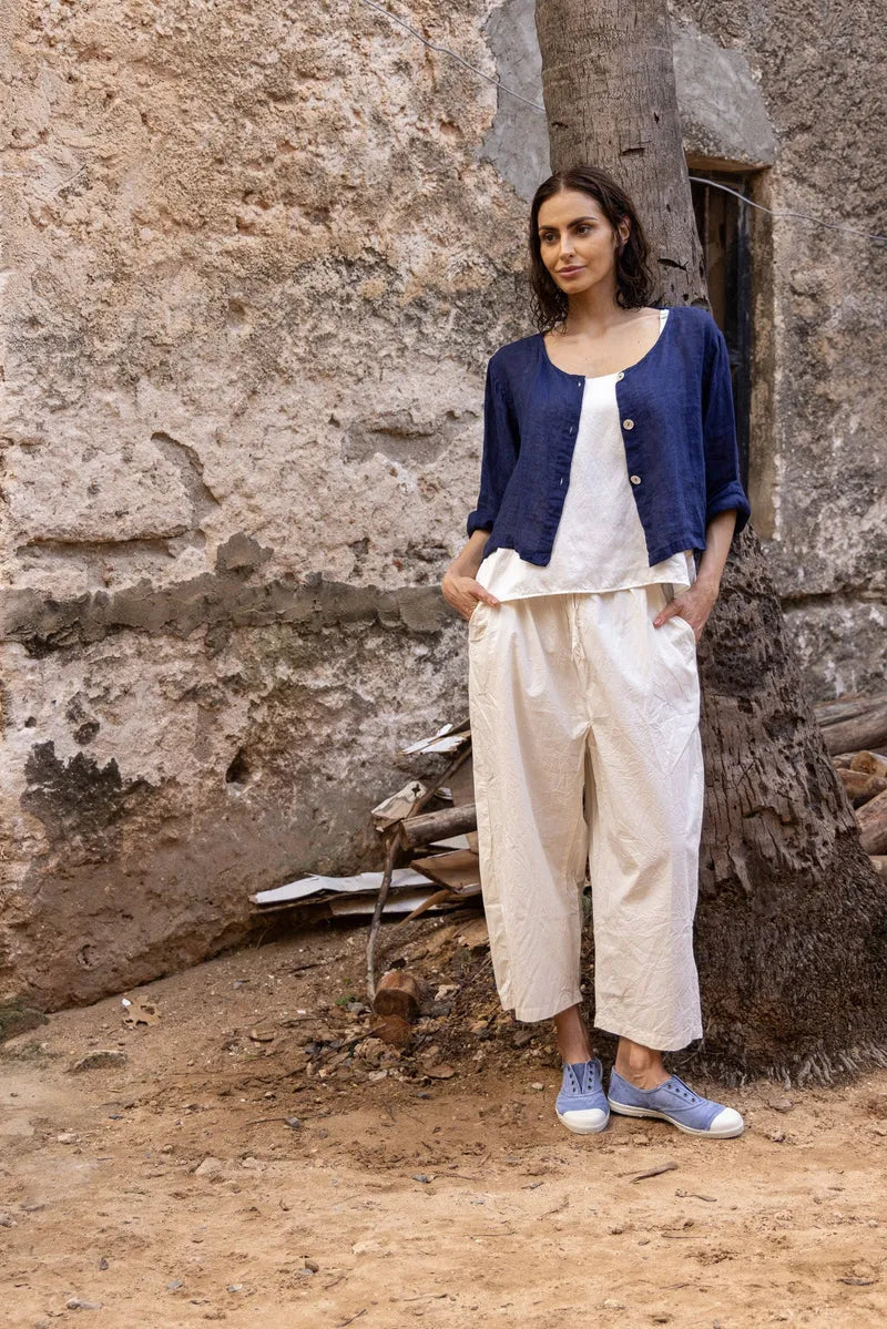 Meg by Design Doto Jacket - Gauze Linen - Stay Wild Collective  Shirts & Tops