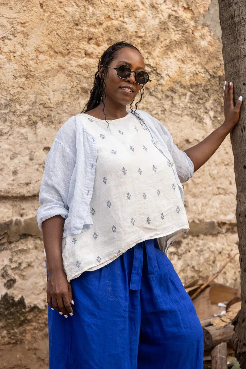 Meg by Design Doto Jacket - Gauze Linen - Stay Wild Collective  Shirts & Tops