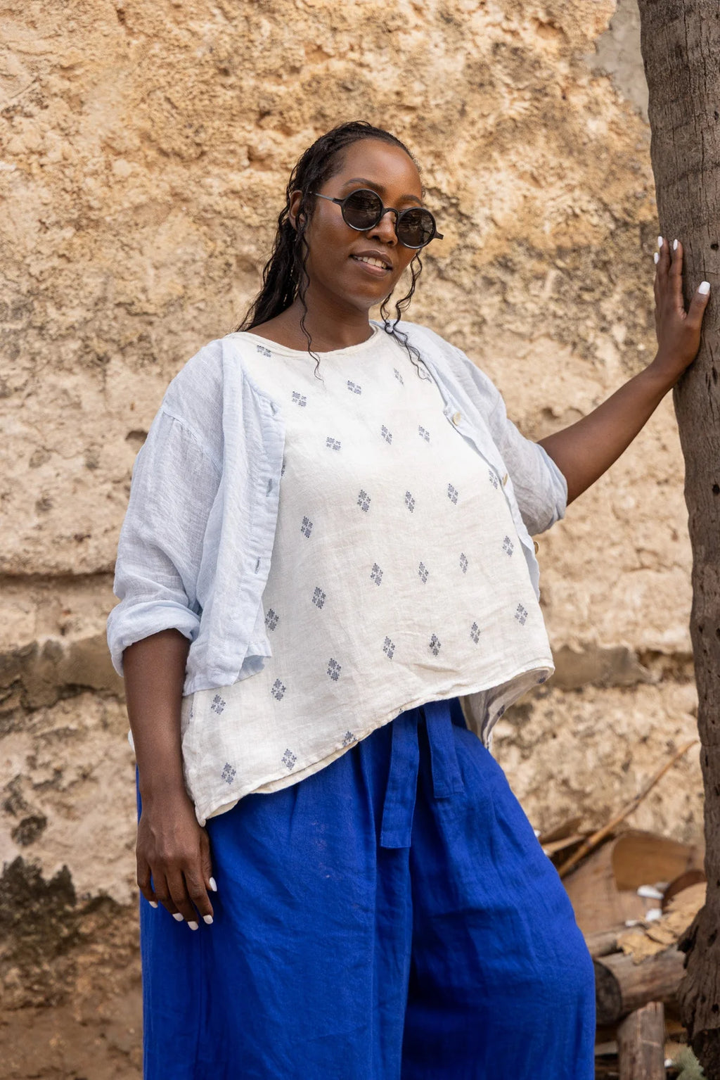  MegbyDesign Doto Jacket - Gauze Linen - Stay Wild Collective  Shirts & Tops