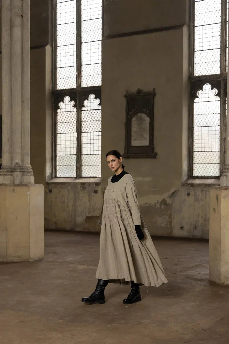 Meg by desgn Helena Dress Long - Linen - Stay Wild Collective  Dress