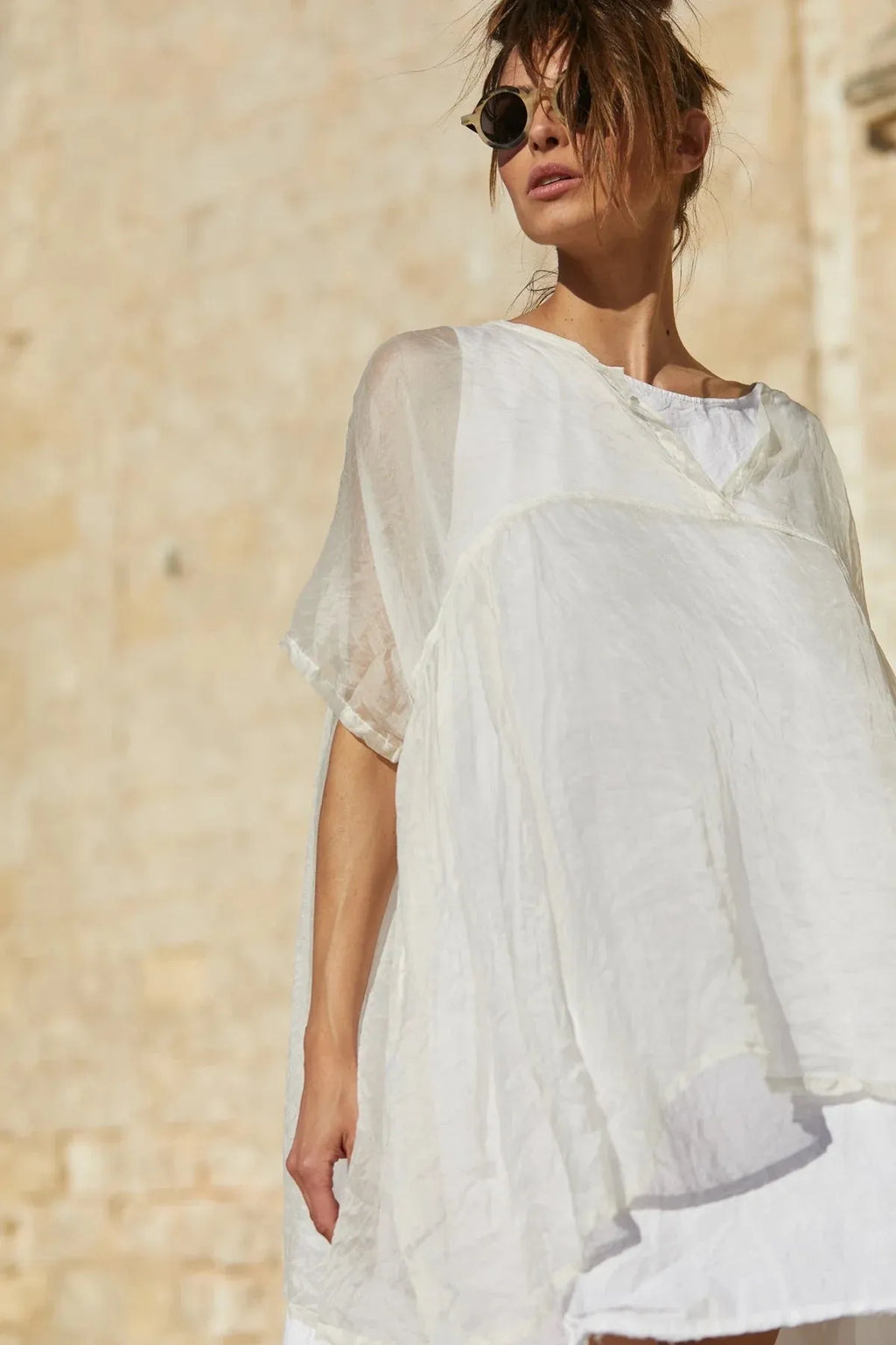 Meg by Design MATILDE TOP - SILK ORGANZA - Stay Wild Collective  