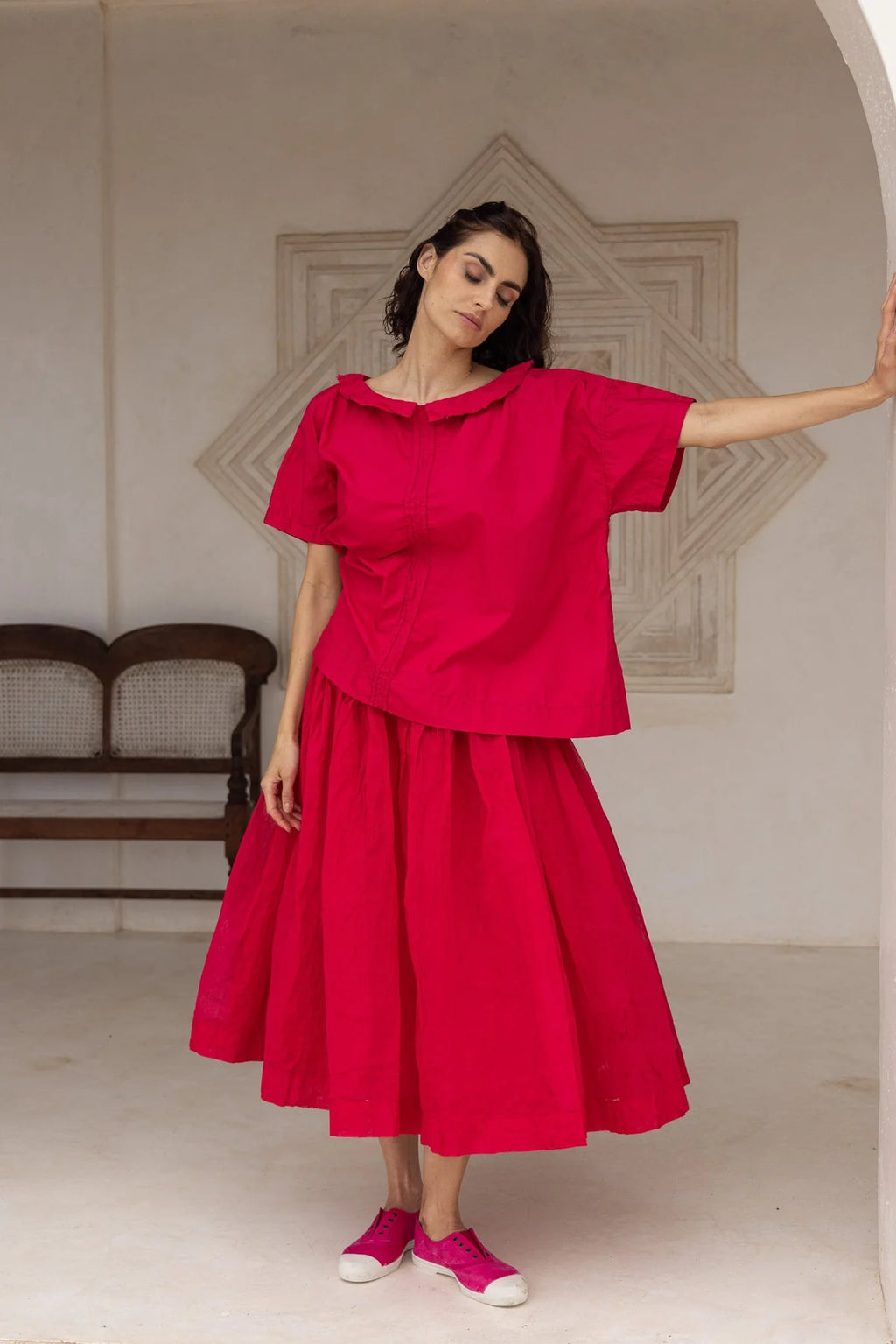  Meg by design Mia top cotton poplin - Stay Wild Collective  