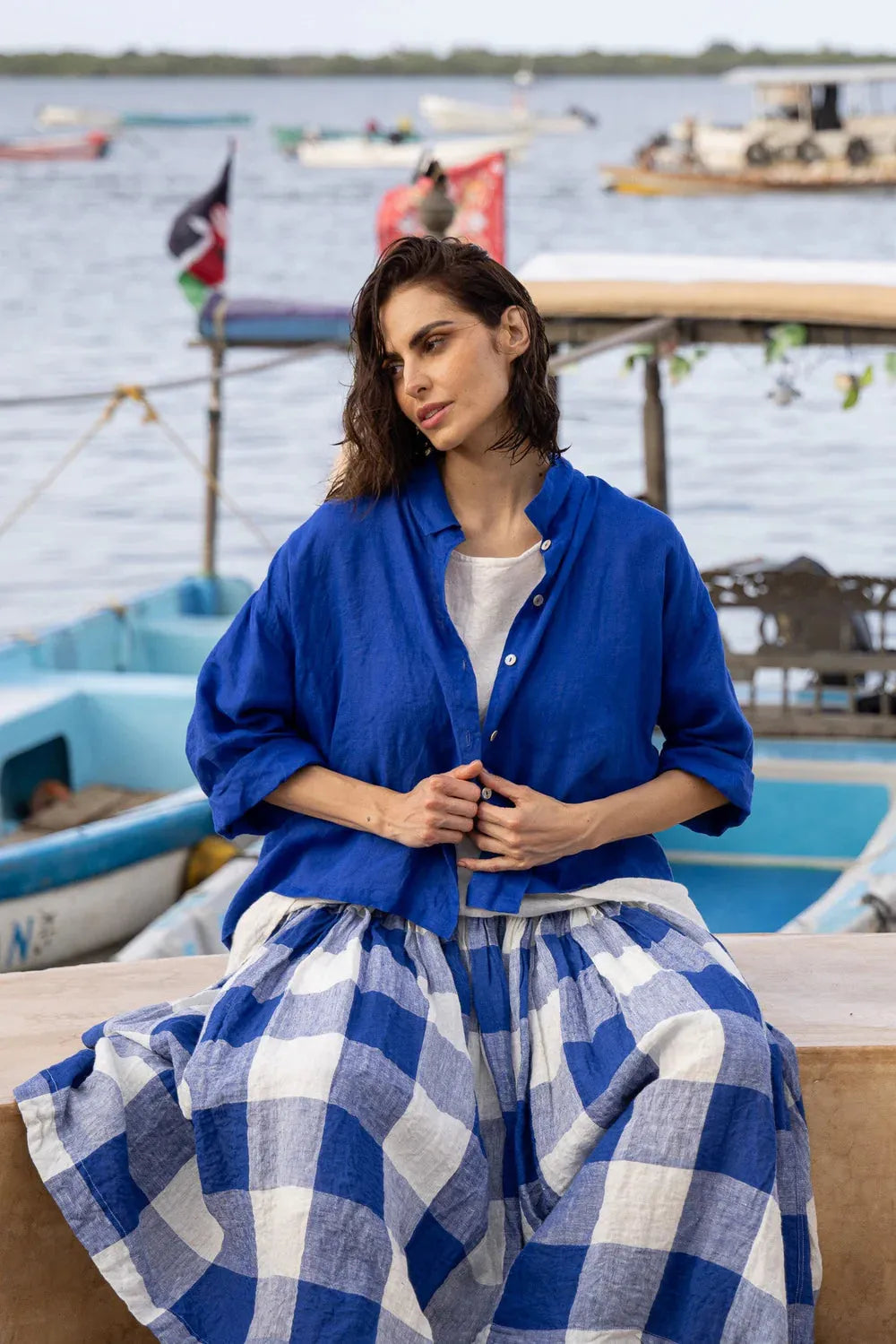 Meg by design Moyo Shirt - Linen - Stay Wild Collective  Shirts & Tops