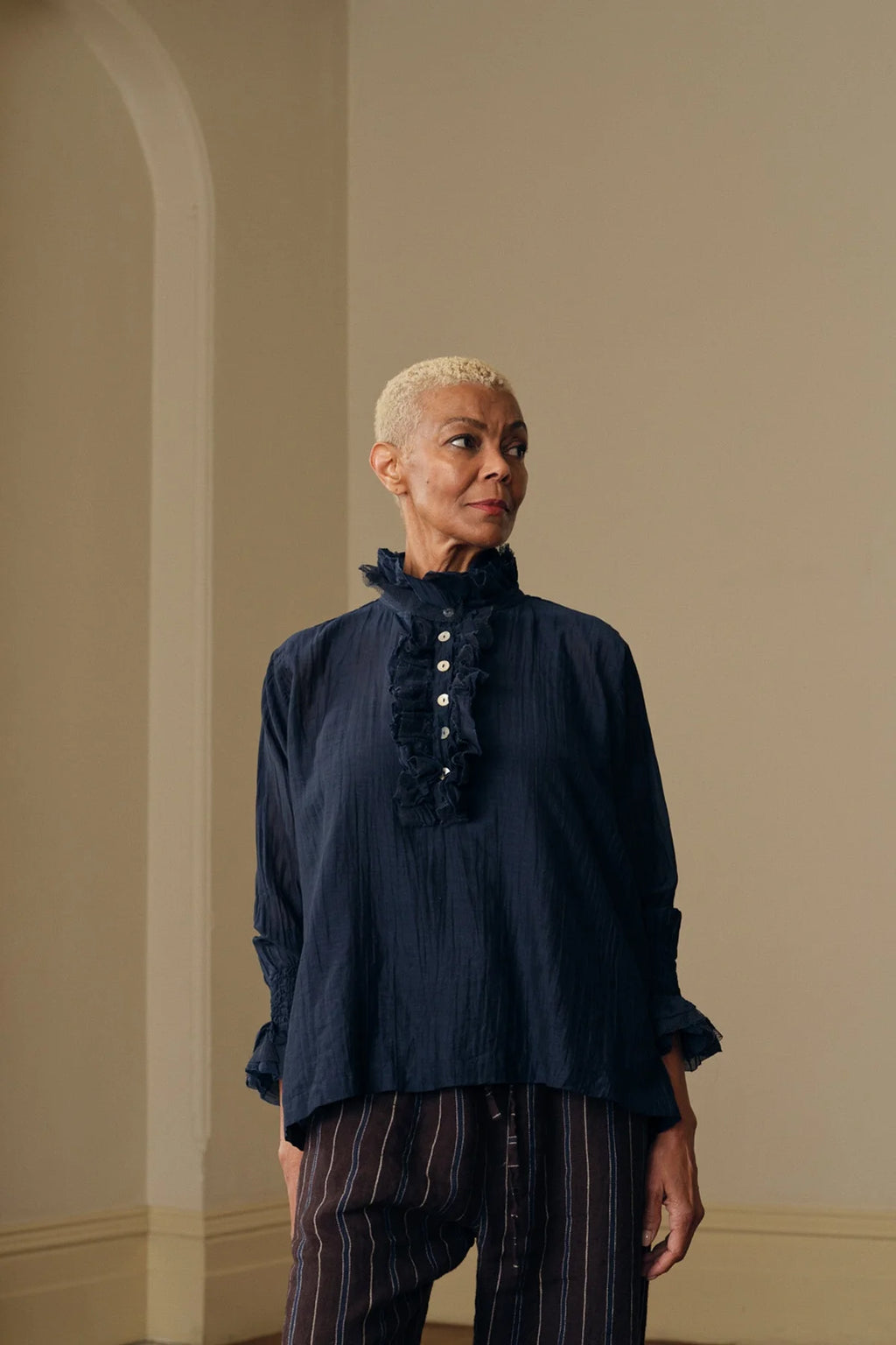  Meg by design ODILE BLOUSE - SILK COTTON - Stay Wild Collective  