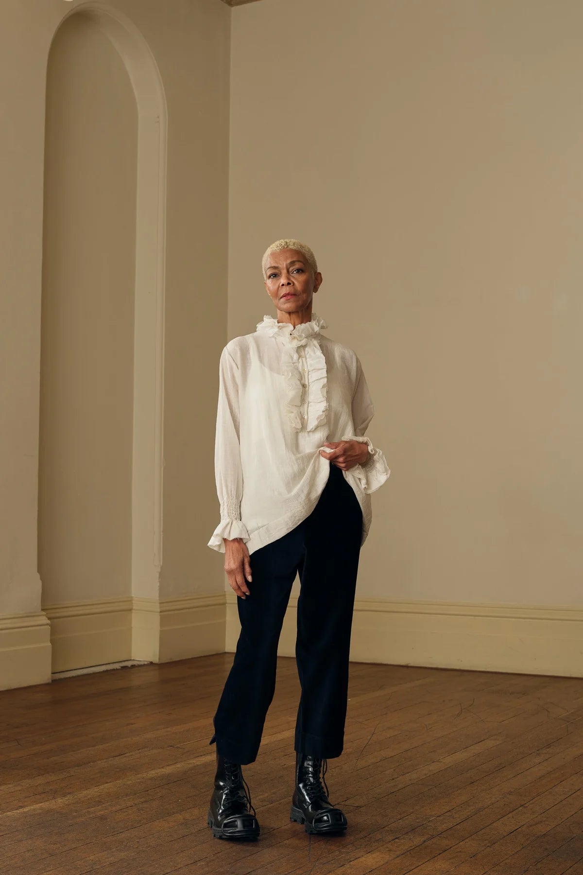  Meg by design OPHÉLIE PANT - COTTON VELVET Black - Stay Wild Collective  