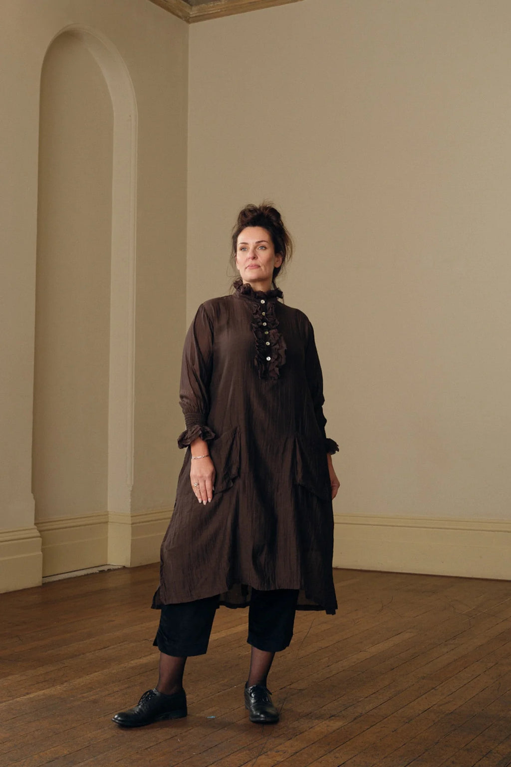  Meg by design odile tunic chocolate - Stay Wild Collective  
