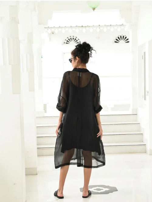  MegbyDesign Piaf coat silk organdy - Stay Wild Collective  