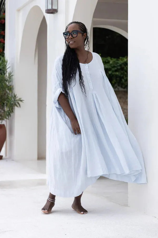 Meg by Design Shiva Dress - Linen O/S - Stay Wild Collective  Dresses