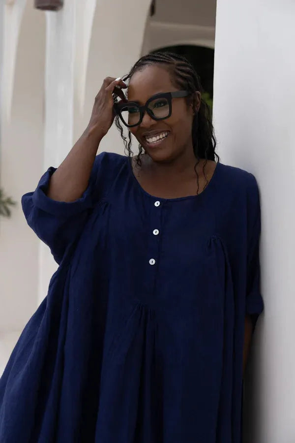 Meg by Design Shiva Dress - Linen O/S - Stay Wild Collective  Dresses