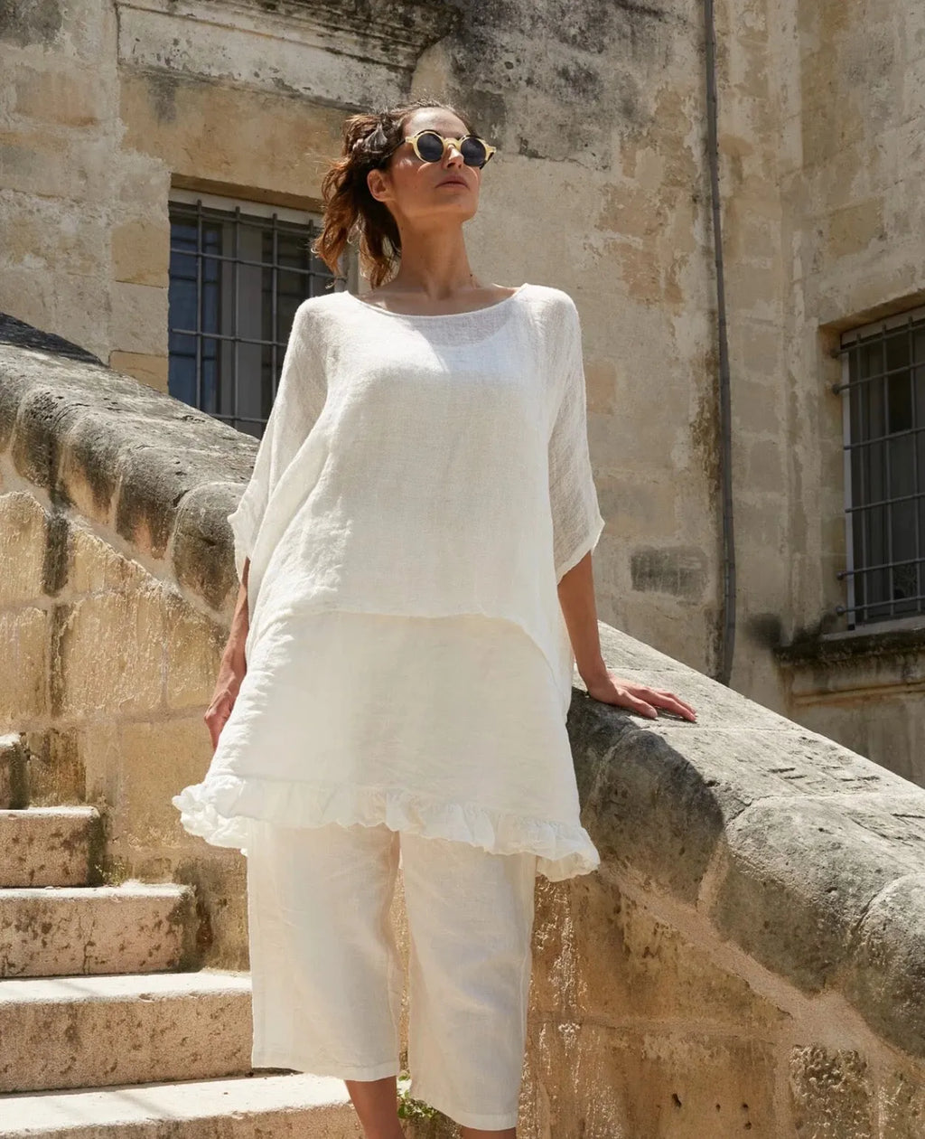 Meg by Design  Elisa (Suri) Slip - Linen | Warm White | Black - Stay Wild Collective  Dress