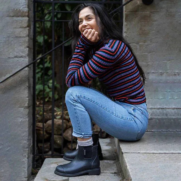 Merry People Bobbi Gumboot | Black - Stay Wild Collective  Shoes