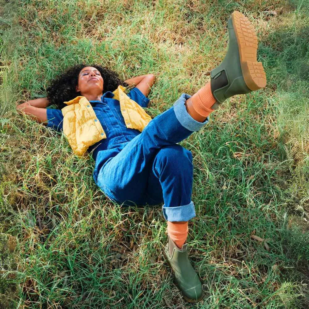 Merry People Bobbi Gumboot | Khaki Green - Stay Wild Collective  Shoes