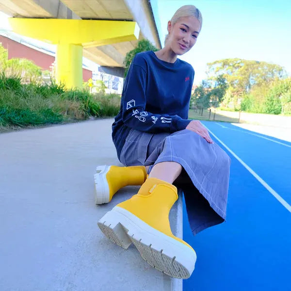 Merry People Tully Ankle Boot - Lemon - Stay Wild Collective  Boots