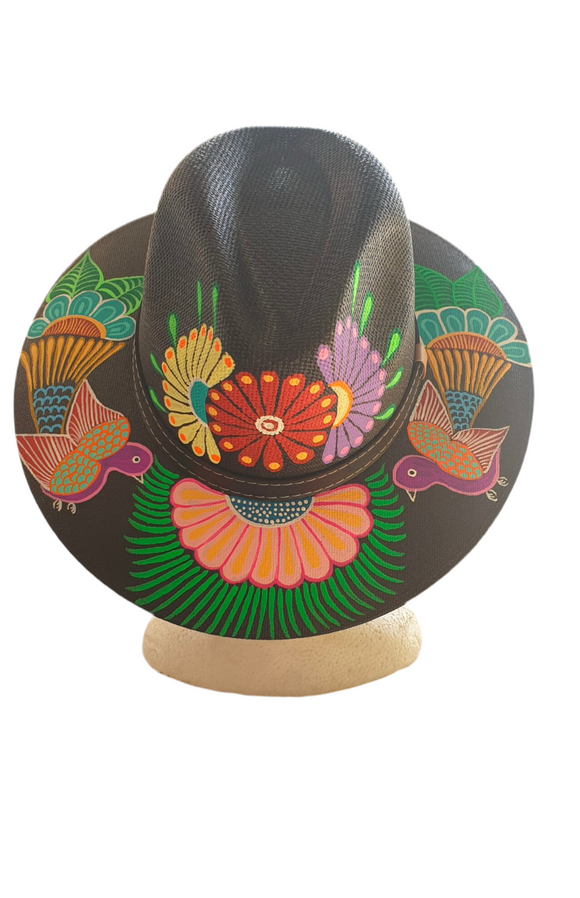 MEXICAN JUTE HAT – HANDPAINTED DESIGNS - Stay Wild Collective  