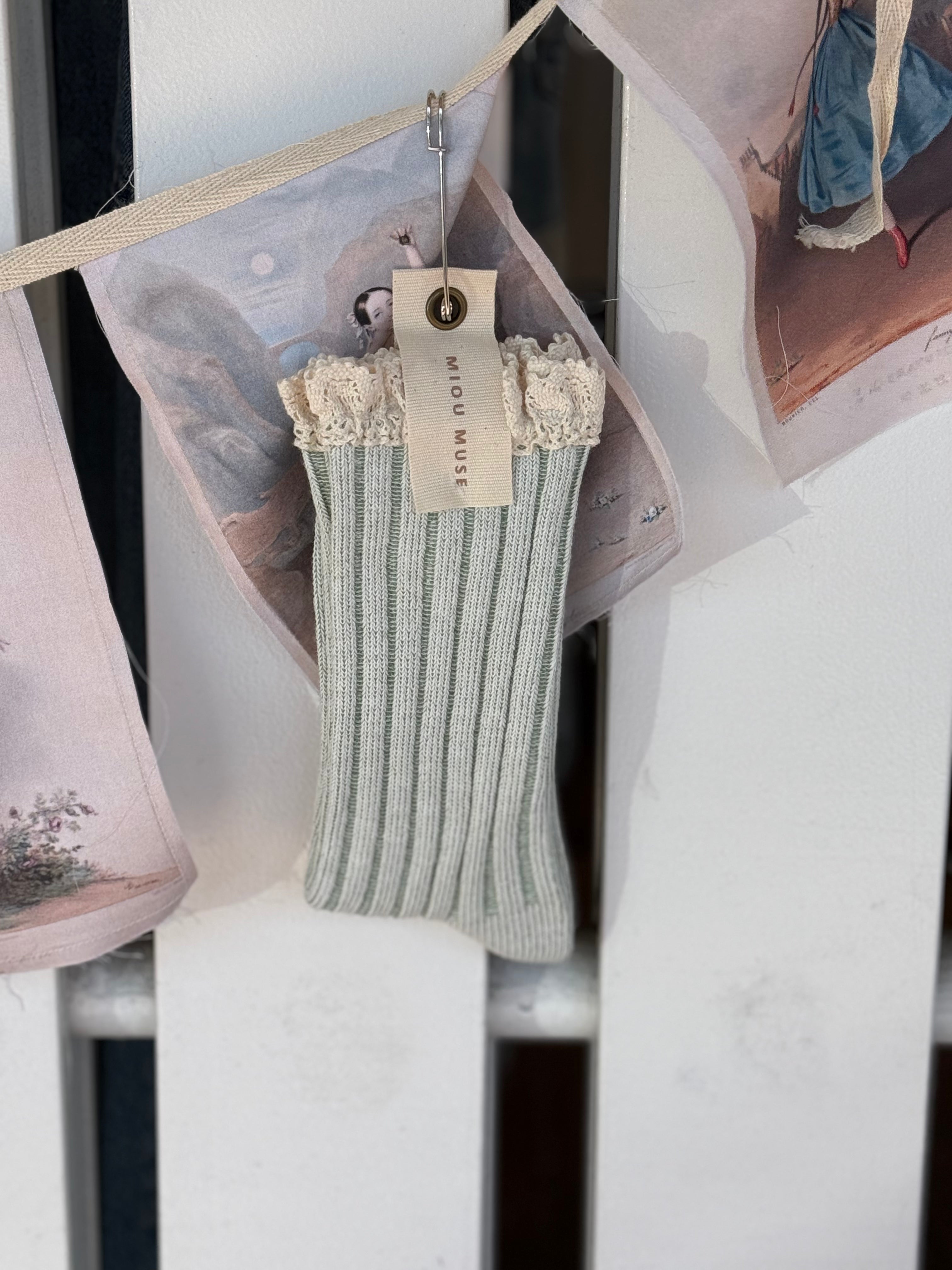  Miou Muse Dye & Wash crochet socks - Stay Wild Collective  Socks