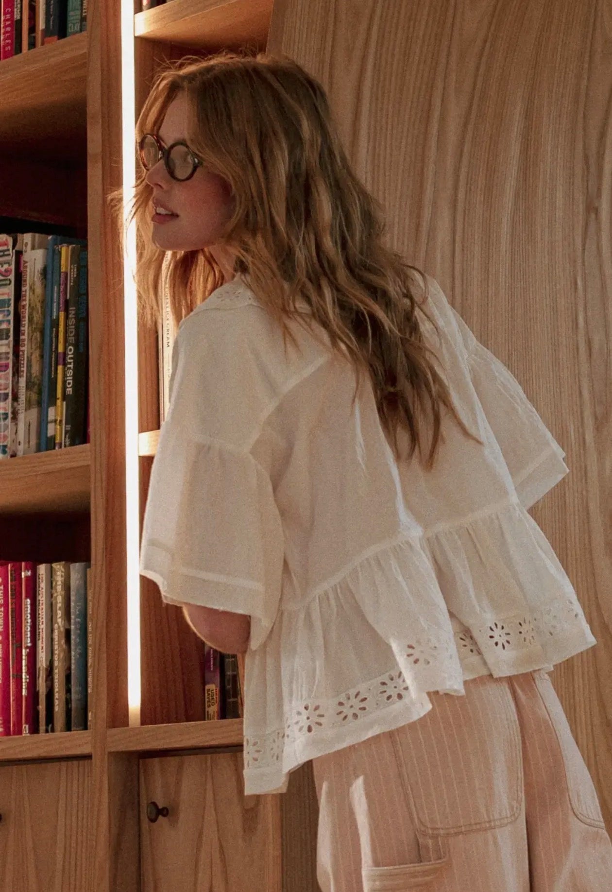  Miou muse eyelet cotton blouse - Stay Wild Collective  