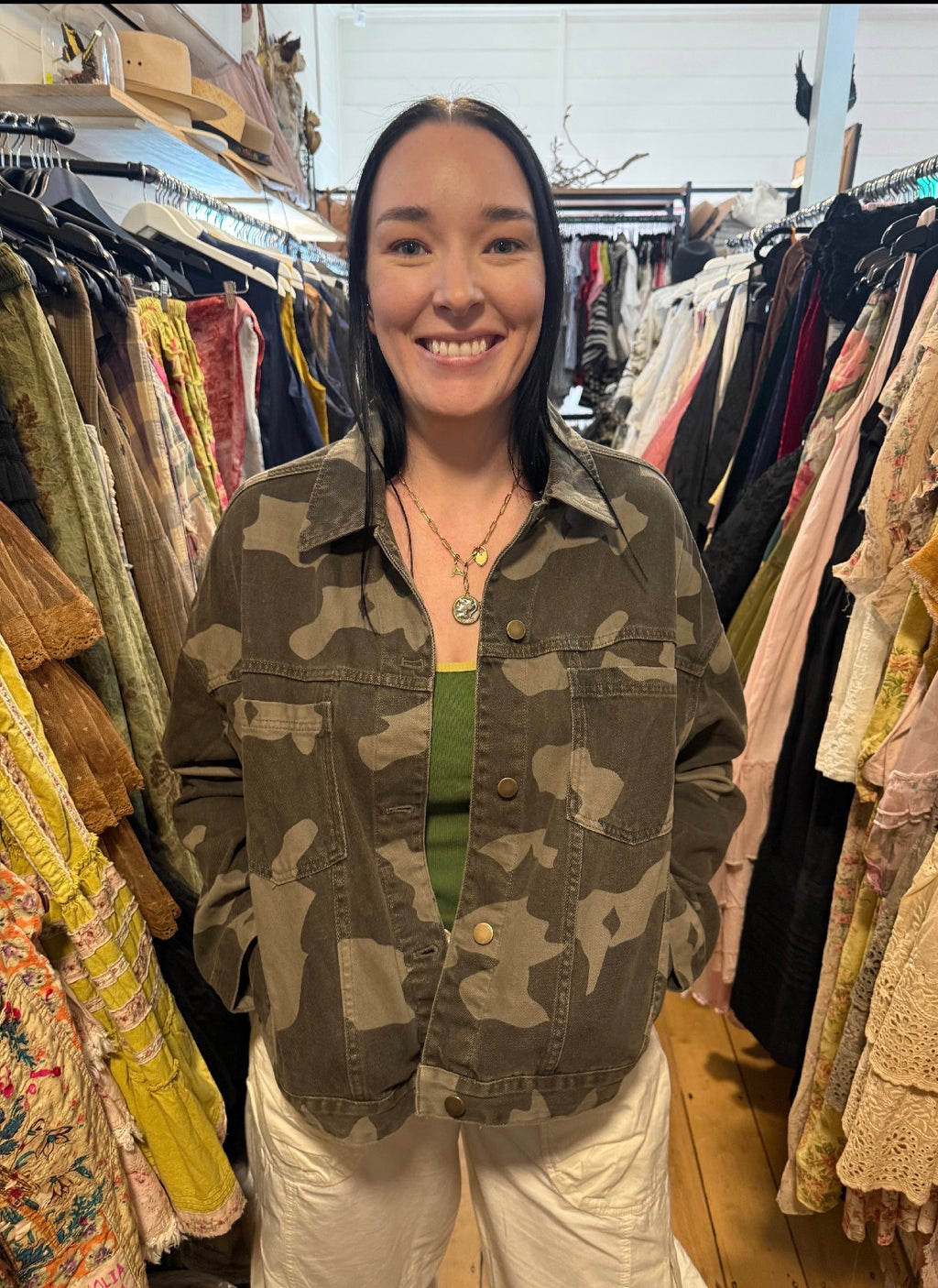  Miou muse printed cargo jacket - Stay Wild Collective  