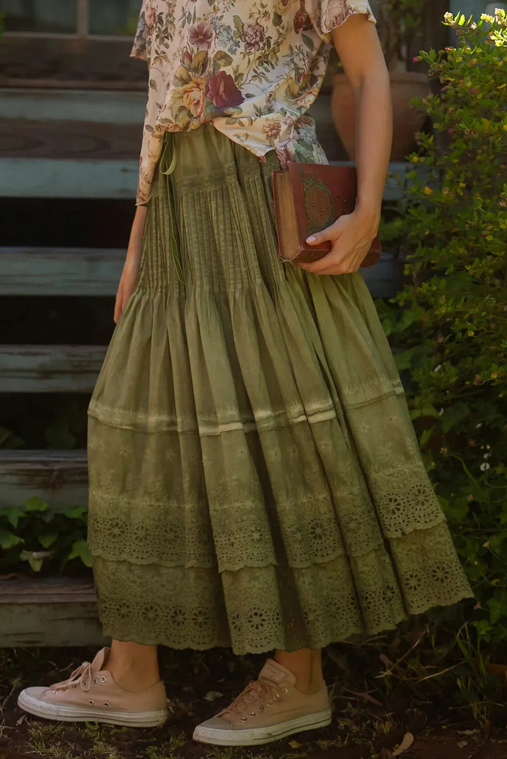  Pre order Miss rose sister violet A Date With Mabel skirt. Moss - Stay Wild Collective  