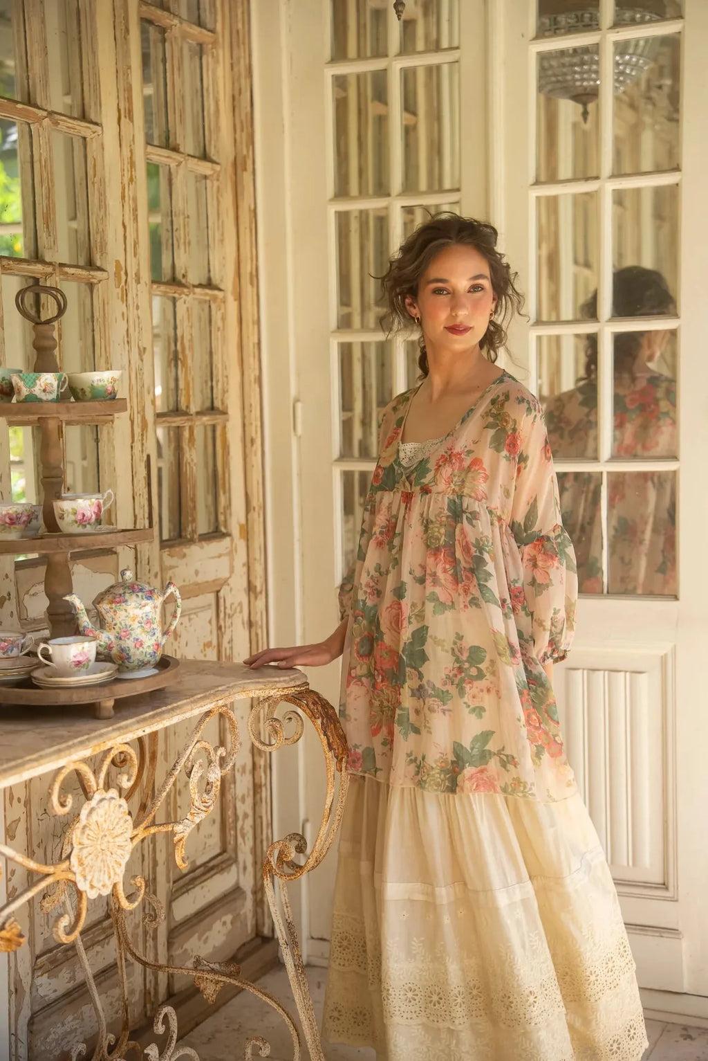  Miss rose sister violet A Date With Mabel skirt. Tea dyed - Stay Wild Collective  