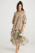  Miss rose sister violet Angelica Linen gauze floral skirt. - Stay Wild Collective  