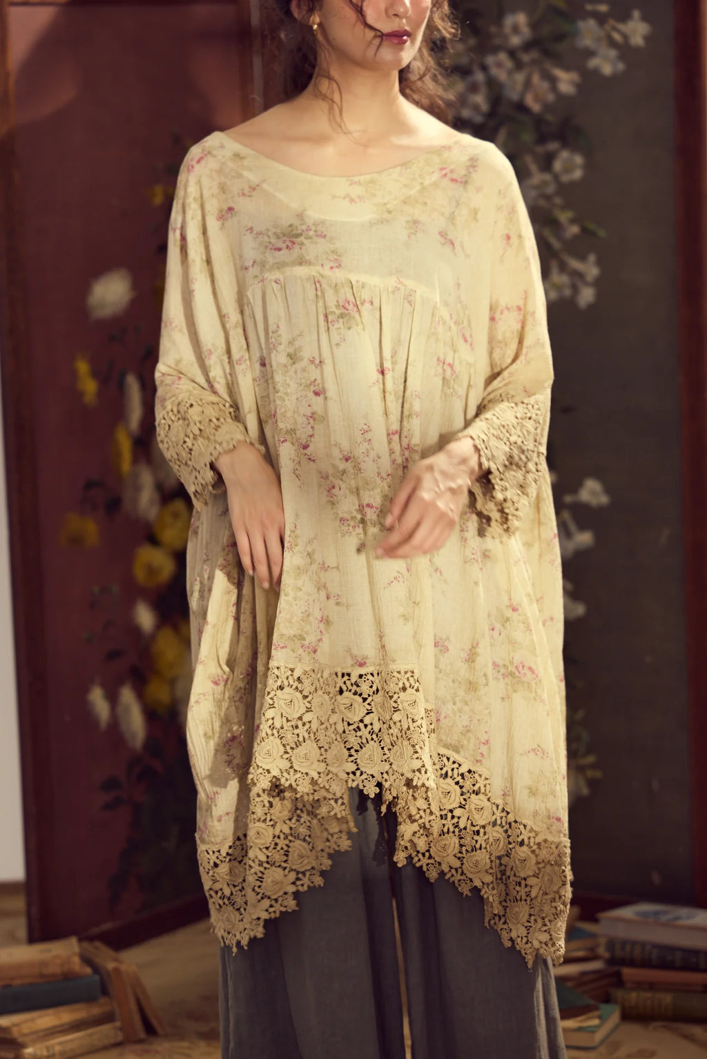  Miss roses sister violet Avalon Floral dress. Faded Rose print - Stay Wild Collective  