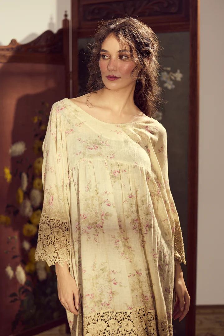 Miss roses sister violet Avalon Floral dress. Faded Rose print - Stay Wild Collective  