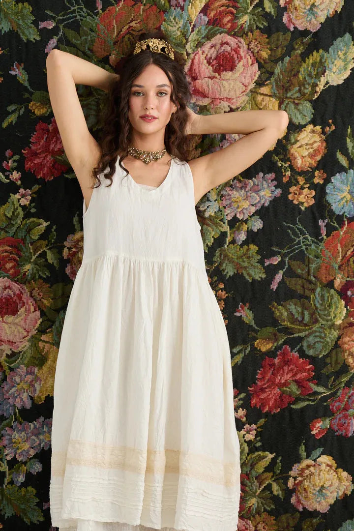  Miss rose sister violet  cassandra dress cream - Stay Wild Collective  