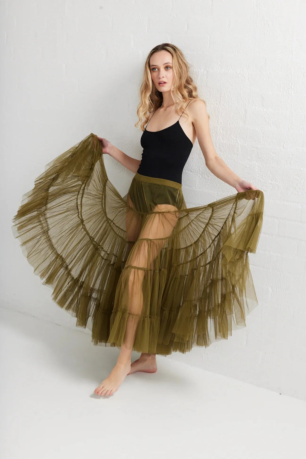  Miss rose sister violet celeste skirt moss - Stay Wild Collective  