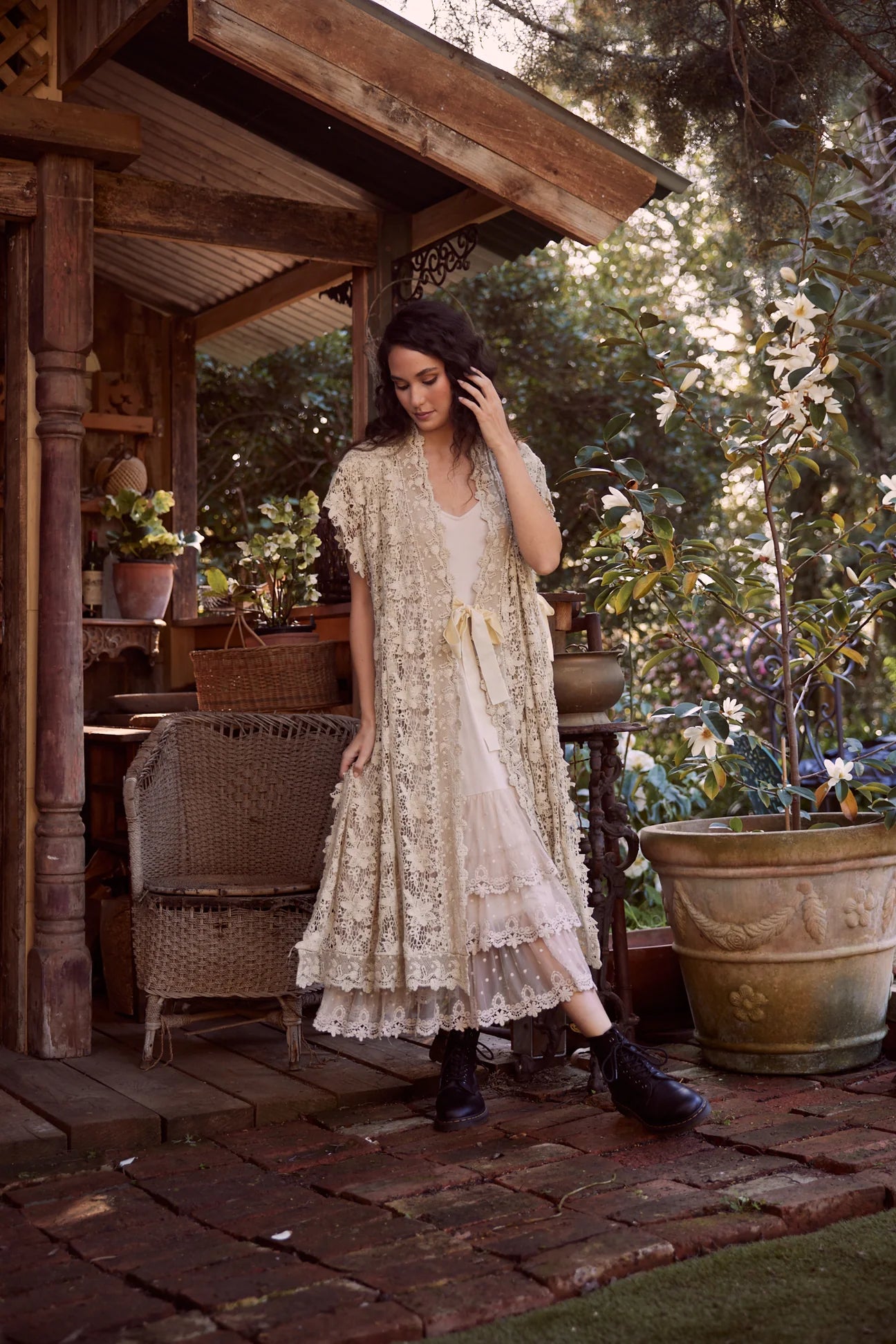  Miss roses sister violet empress lace coat stone - Stay Wild Collective  