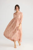 Miss rose sister violet meadowlark cotton dress peachy pink - Stay Wild Collective  