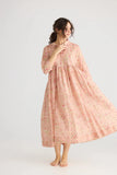  Miss rose sister violet meadowlark cotton dress peachy pink - Stay Wild Collective  