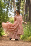  Miss rose sister violet meadowlark cotton dress peachy pink - Stay Wild Collective  