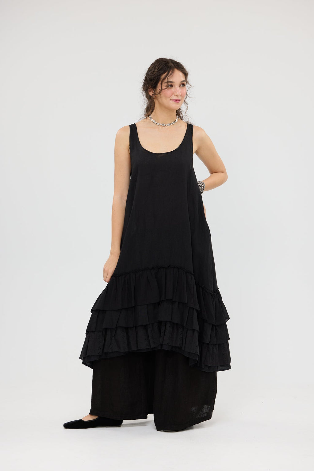 Miss roses sister violet waterlily dress black - Stay Wild Collective