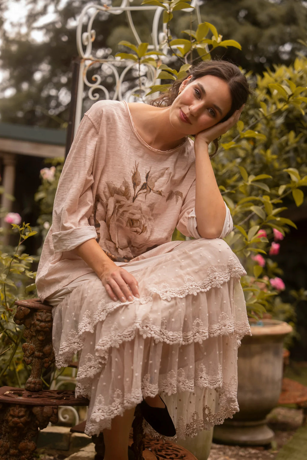  Miss roses sister violet Bonnie Rose Tshirt. Blush Rose - Stay Wild Collective  