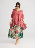  Miss roses sister violet Garland skirt. Shamrock Green - Stay Wild Collective  