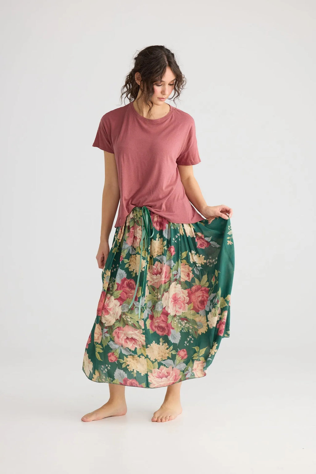  Miss roses sister violet Garland skirt. Shamrock Green - Stay Wild Collective  