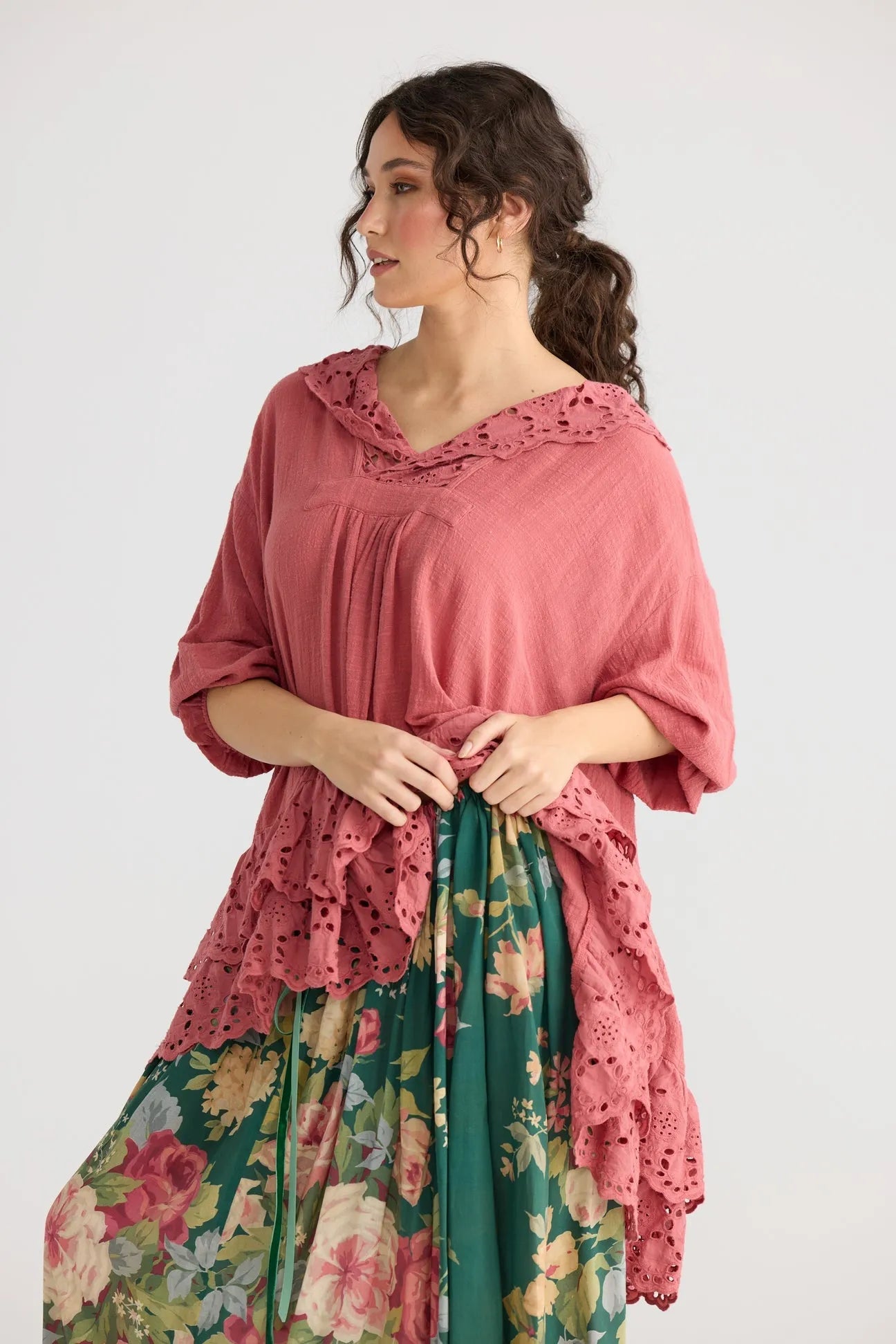  Miss roses sister violet Garland skirt. Shamrock Green - Stay Wild Collective  