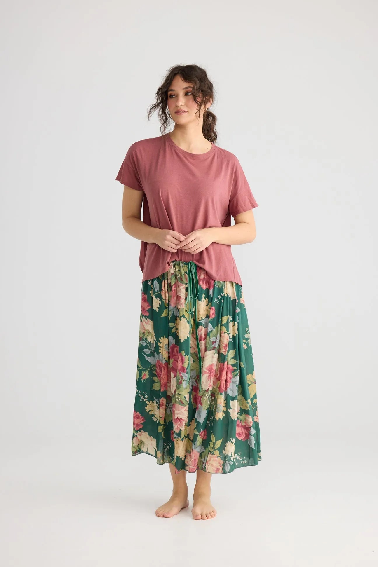  Miss roses sister violet Garland skirt. Shamrock Green - Stay Wild Collective  