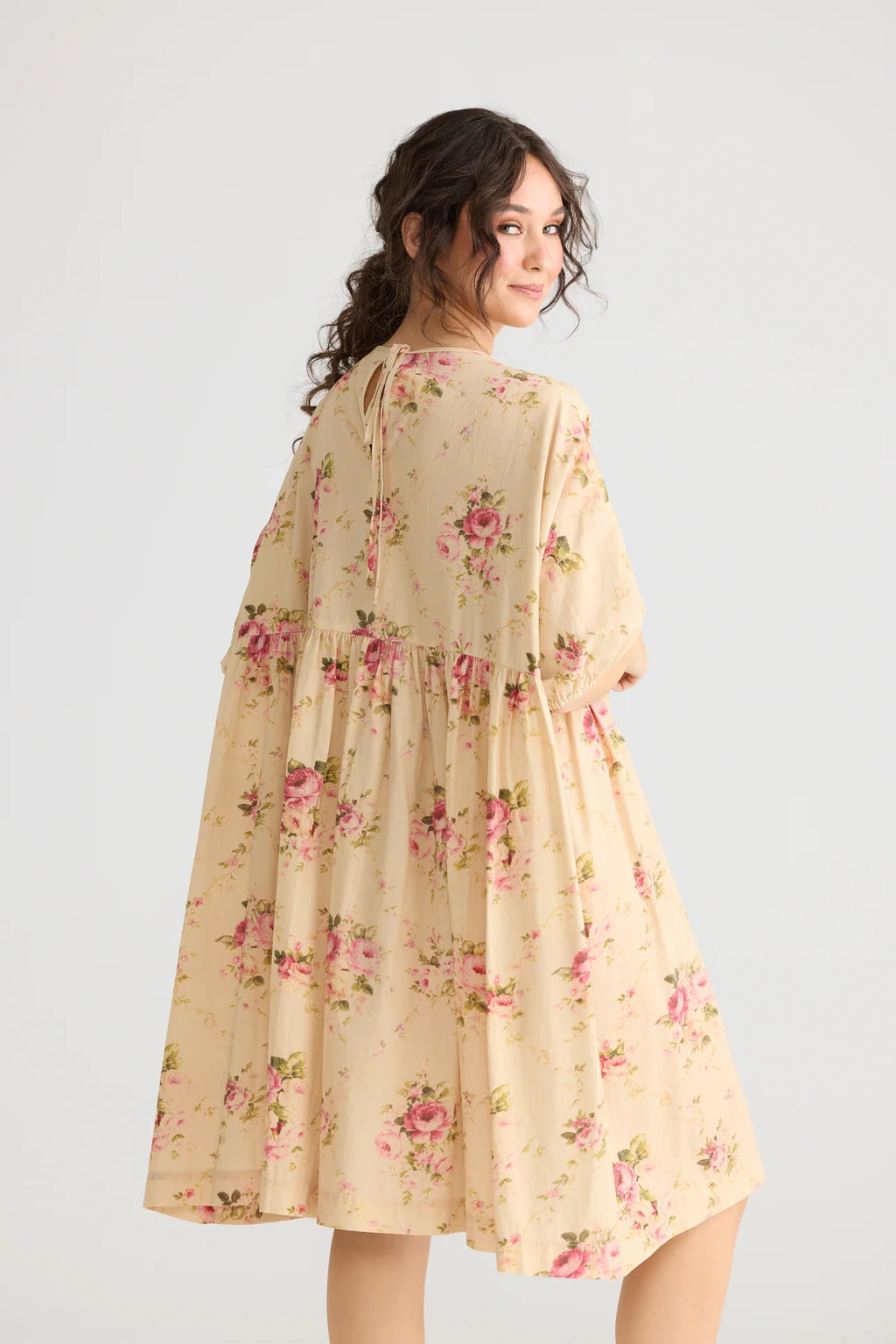  Miss roses sister violet Tamsyn Floral cotton dress. Petite Fleur floral - Stay Wild Collective  