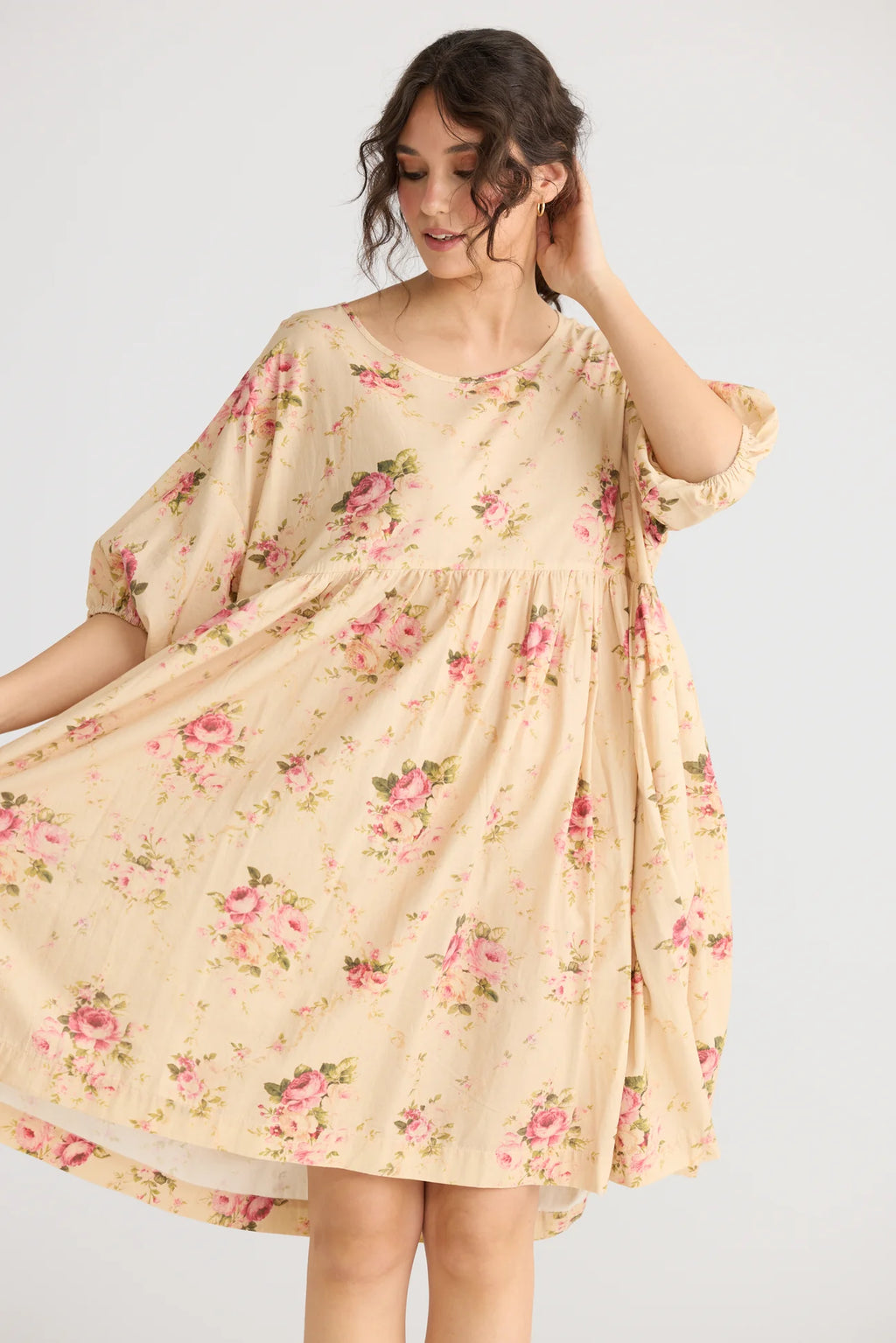  Miss roses sister violet Tamsyn Floral cotton dress. Petite Fleur floral - Stay Wild Collective  