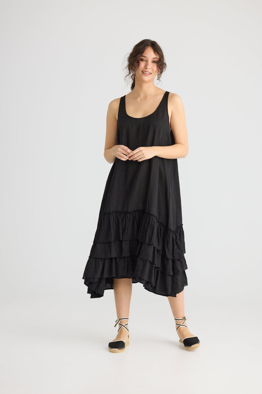 Miss roses sister violet waterlily dress black - Stay Wild Collective