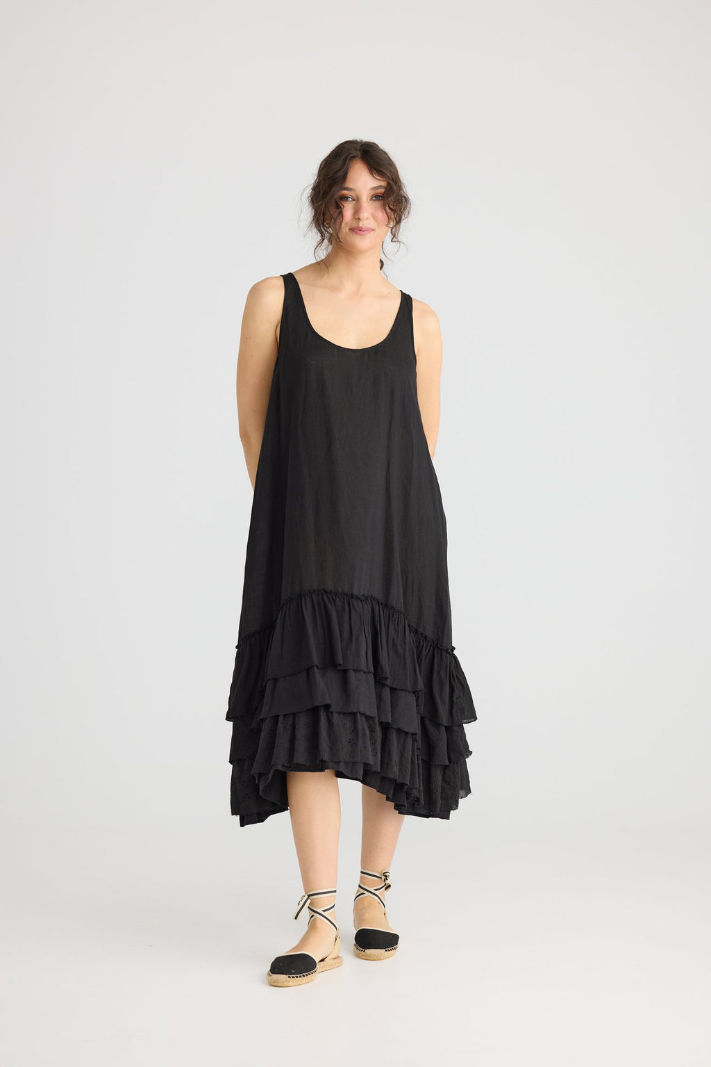 Miss roses sister violet waterlily dress black - Stay Wild Collective