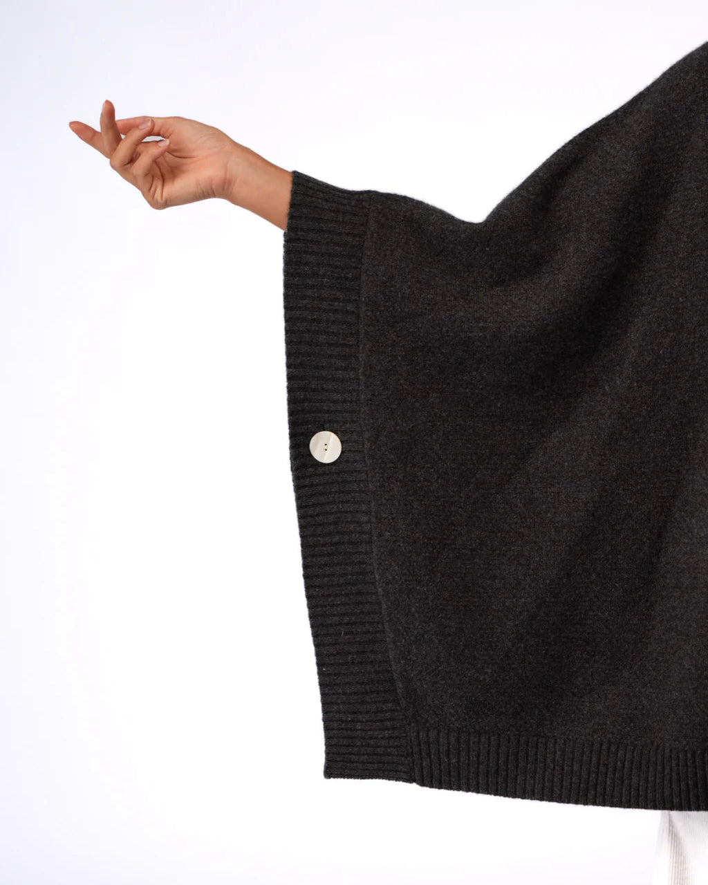   Montaigne Agnes 100% New Zealand lambs wool poncho O/S - Stay Wild Collective  