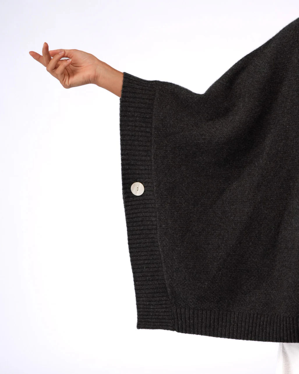   Montaigne Agnes 100% New Zealand lambs wool poncho O/S - Stay Wild Collective  