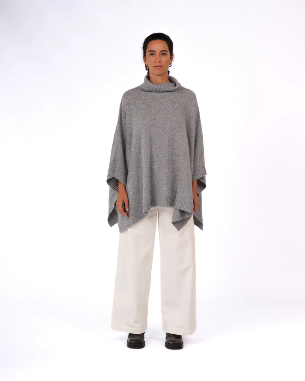   Montaigne Agnes 100% New Zealand lambs wool poncho O/S - Stay Wild Collective  